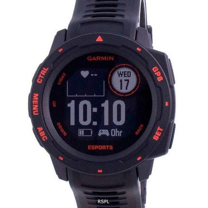 Garmin Instinct E-Sport Edition Display Outdoor Fitness GPS Black Band 010-02064-72 Multisport Watch