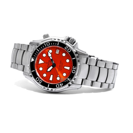 Ratio FreeDiver Helium Safe 1000M Orange Dial Stainless Steel Automatic 1066KE26-33VA-ORG Men's Watch
