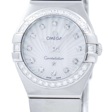 Omega Constellation Quartz Diamond Accent 123.15.24.60.55.002 Women's Watch