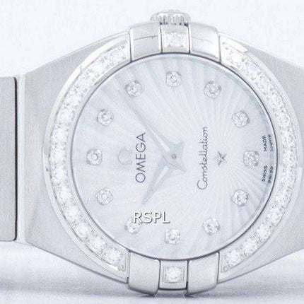 Omega Constellation Quartz Diamond Accent 123.15.24.60.55.002 Women's Watch