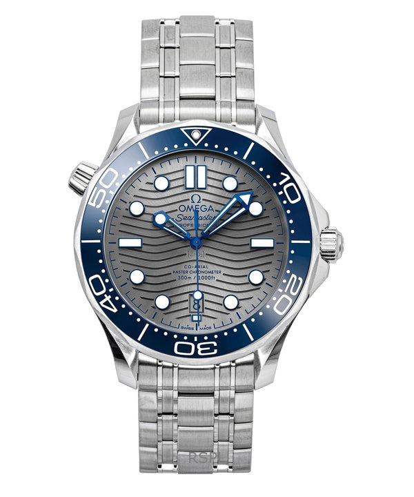 Omega Seamaster Stainless Steel Grey Dial Automatic Diver's 210.30.42.20.06.001 300M Men's Watch