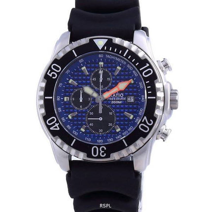 Ratio 200M Diver Quartz Chronograph Sapphire 48HA90-17-CHR-BLU Men's Watch