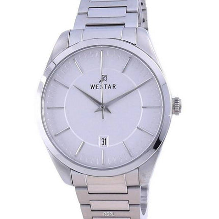 Westar Silver Dial Stainless Steel Quartz 50213 STN 107 Men's Watch