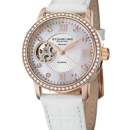 Stuhrling Original Vogue Memoire Automatic Swarovski Crystals 710.03 Womens Watch