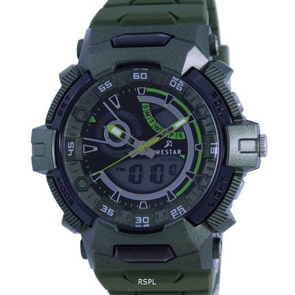 Westar Chronograph Silicon Strap Quartz 85000 PTN 003 100M Mens Watch