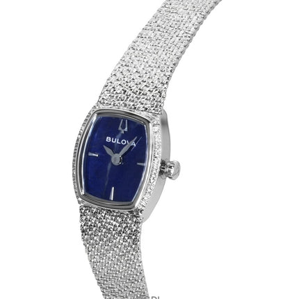 Bulova Goddess of Time Stainless Steel Blue Dial Quartz 96L343 Women's Watch