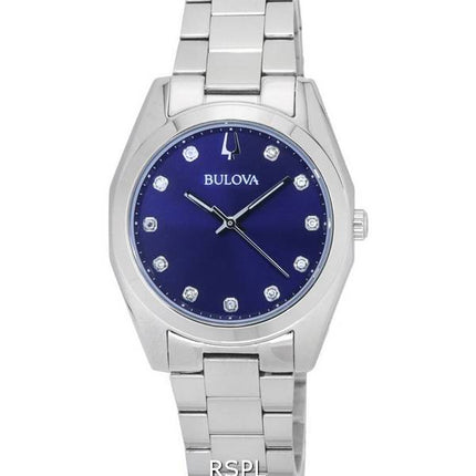 Bulova Surveyor Diamond Accents Blue Dial Quartz 96P229 Women's watch