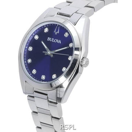 Bulova Surveyor Diamond Accents Blue Dial Quartz 96P229 Women's watch