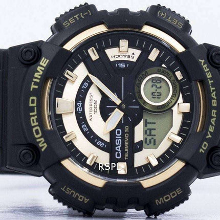 Casio Youth Series Telememo 30 World Time Alarm AEQ-110BW-9AV Men's Watch