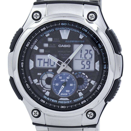 Casio Chronograph World Time Analog Digital AQ-190WD-1AV AQ190WD-1AV Men's Watch