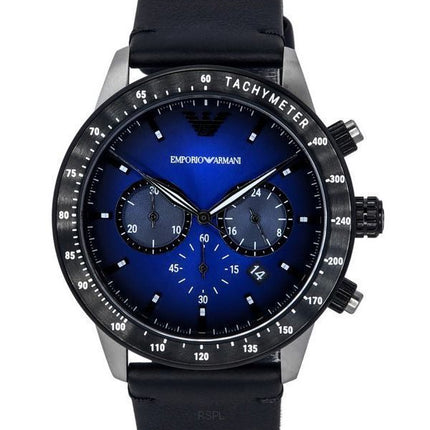 Emporio Armani Chronograph Stainless Steel Blue Dial Quartz AR11522 Men's Watch