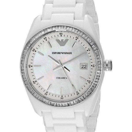 Emporio Armani Ceramica Crystals AR1497 Womens Watch