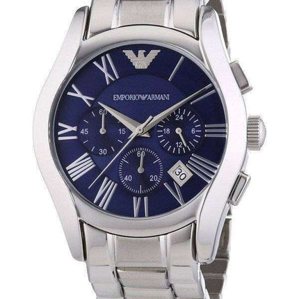 Emporio Armani Classic Chronograph Blue Dial AR1635 Mens Watch