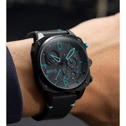 AVI-8 Hawker Hunter Chronograph Blue Diamond Quartz AV-4052-05 Men's Watch