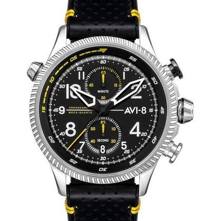 AVI-8 Hawker Hunter Halton Duke Chronograph Black Dial Quartz AV-4080-01 Mens Watch