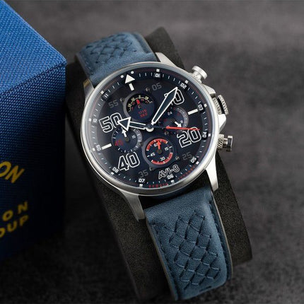 AVI-8 Hawker Typhoon Rb396 Sheila Chronograph Limited Edition Volkel Blue Dial Quartz AV-4093-07 Men's Watch