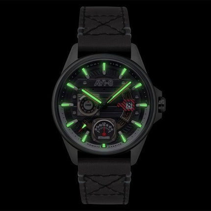AVI-8 Hawker Harrier Farley Multifunction Night Sky Black Dial Quartz AV-4098-04 Mens Watch