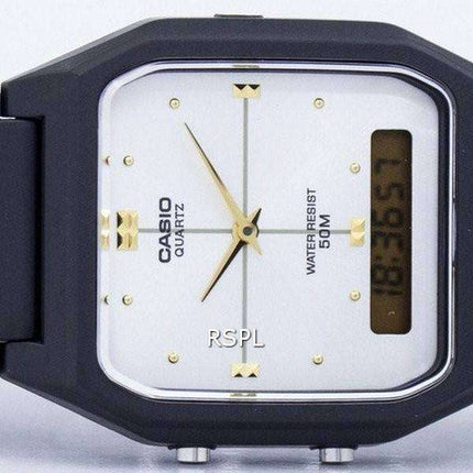 Casio Quartz Dual Time Alarm Analog Digital AW-48HE-7AV Men's Watch