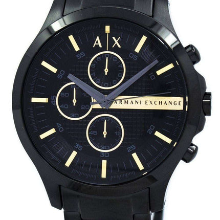 Armani Exchange Black PVD Chronograph Quartz AX2164 Men's Watch