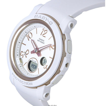 Casio Baby-G Analog Digital Resin Strap White Dial Quartz BGA-290RA-7A 100M Women's Watch