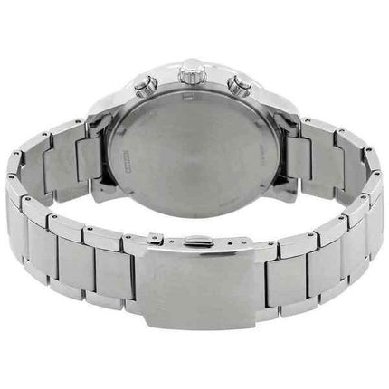 Citizen Eco-Drive Chronograph Stainless Steel Blue Dial CA0840-87L 100M Men's Watch