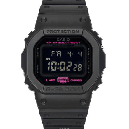 Casio G-Shock Digital Pink Ribbon Bio-Based Resin Strap Quartz DW-5600PK-1 200M Women's Watch