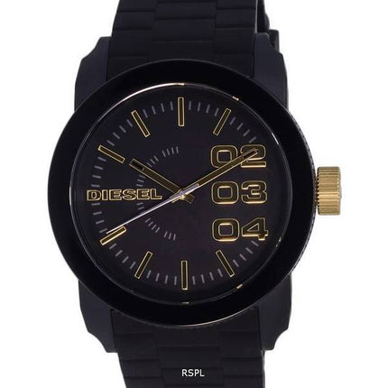 Diesel Double Down Silicon Black Dial Quartz DZ1972 Mens Watch
