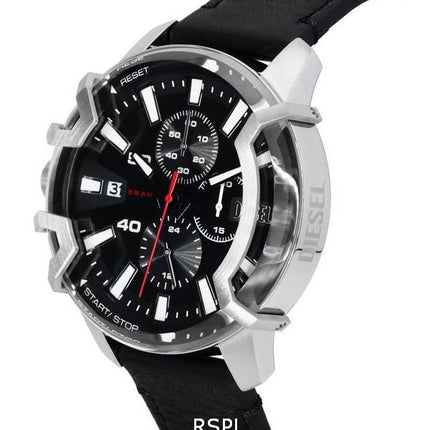 Diesel Griffed Chronograph Black Dial Quartz DZ4603 Men's Watch