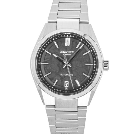 Casio Edifice Analog Stainless Steel Forged Carbon Grey Dial Automatic EFK-100CD-1A 100M Men's Watch