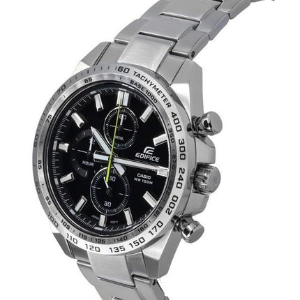 Casio Edifice Standard Chronograph Stainless Steel Black Dial Quartz EFR-574D-1A 100M Mens Watch