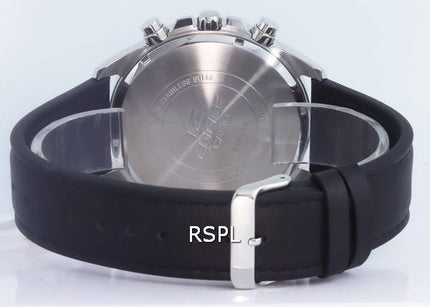 Casio Edifice Chronograph Analog Leather Quartz EFV-620L-1AV EFV620L-1 100M Men's Watch