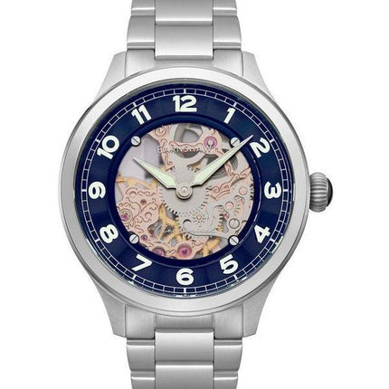 Thomas Earnshaw Baron Blue Skeleton Dial Mechanical ES-8189-22 Mens Watch