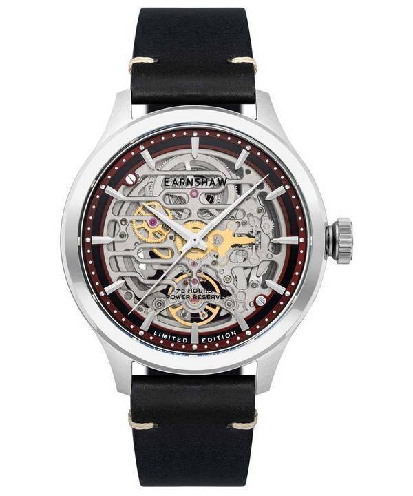 Thomas Earnshaw Baron Limited Edition Skeleton Dial Automatic ES-8229-03 Mens Watch