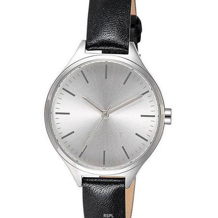 Esprit Silver Dial Leather Strap Quartz ES109272001 Womens Watch