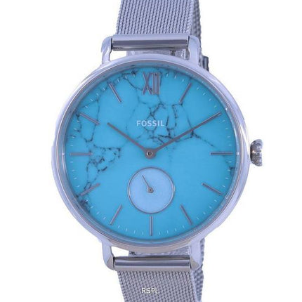 Fossil Kalya Blue Dial Stainless Steel Quartz ES5075 Womens Watch