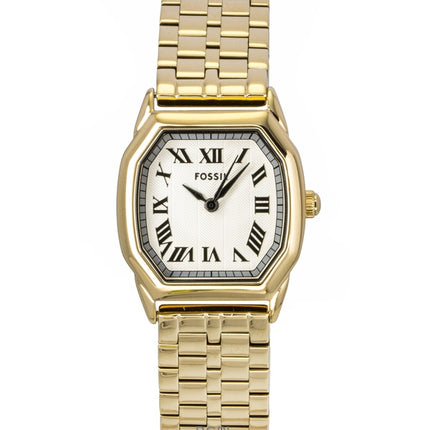 Fossil Harlow Gold Tone Stainless Steel Cream Dial Quartz ES5361 Women's Watch