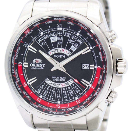 Orient Automatic Multi Year Calendar World Time EU0B001B Mens Watch