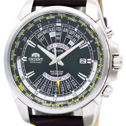 Orient Automatic Multi Year Calendar World Time EU0B003F Mens Watch