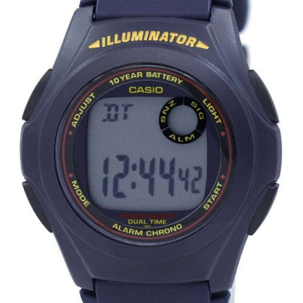 Casio Illuminator Dual Time Alarm Chrono F-200W-2ASDF F200W-2ASDF Men's Watch