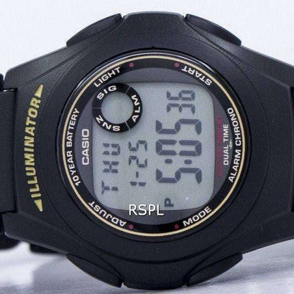 Casio Illuminator Dual Time Alarm Chrono F-200W-9ASDF F200W-9ASDF Men's Watch