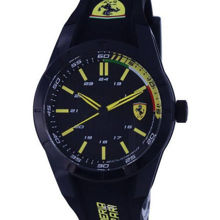 Ferrari Scuderia  Analog Silicon Black Dial Quartz F0830302.G Mens Watch