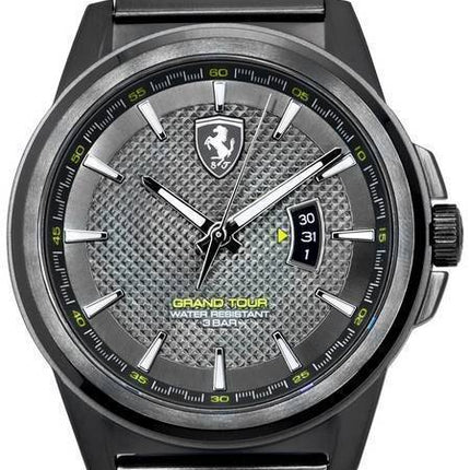 Scuderia Ferrari Grand Tour Stainless Steel Grey Dial Quartz 0830836 Men's Watch
