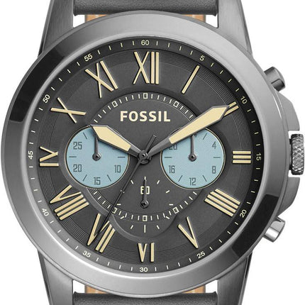 Fossil Grant Chronograph Quartz Gunmetal Dial FS5183 Mens Watch