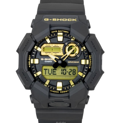 Casio G-Shock Analog Digital Bio-Based Resin Strap Black Dial Quartz GA-010GB-1A9 200M Men's Watch