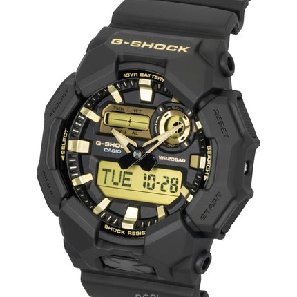Casio G-Shock Analog Digital Bio-Based Resin Strap Black Dial Quartz GA-010GB-1A9 200M Men's Watch