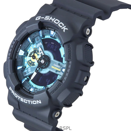 Casio G-Shock Analog Digital Bio-Based Resin Blue Dial Quartz GA-110AS-2A 200M Men's Watch