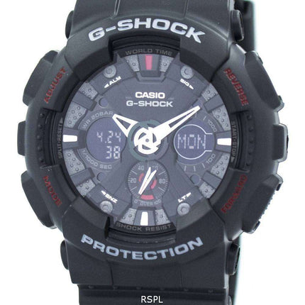 Casio G-Shock GA-120-1A GA120-1A Black Analog Digital Men's Watch