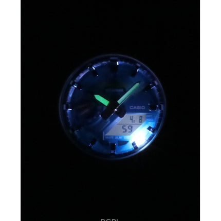 Casio G-Shock Analog Digital Bio-Based Resin Strap Blue Dial Quartz GA-2100AS-5A 200M Men's Watch