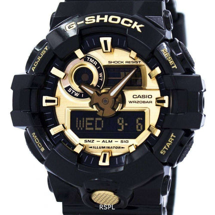 Casio G-Shock Analog Digital 200M GA-710GB-1A Men's Watch