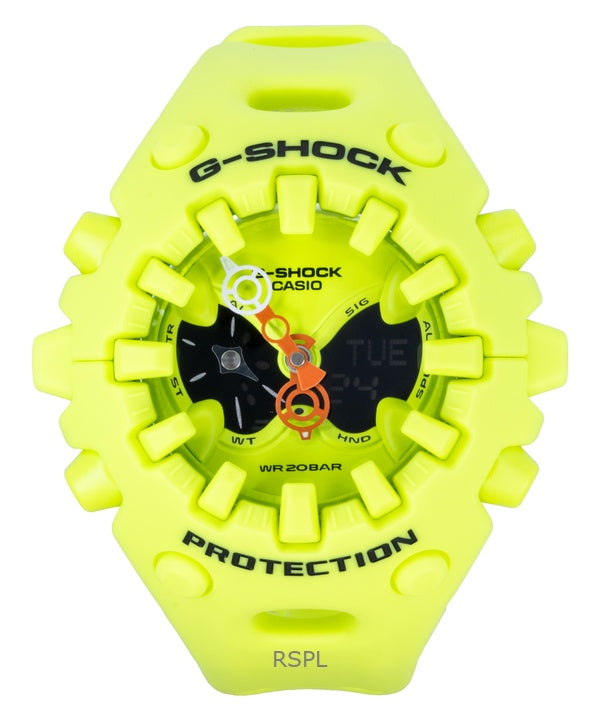 Casio G-Shock Analog Digital Resin Strap Green Dial Quartz GA-V01-9A 200M Unisex Watch